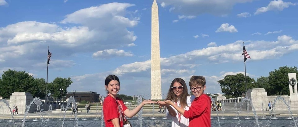 Students at Washington DC Trip