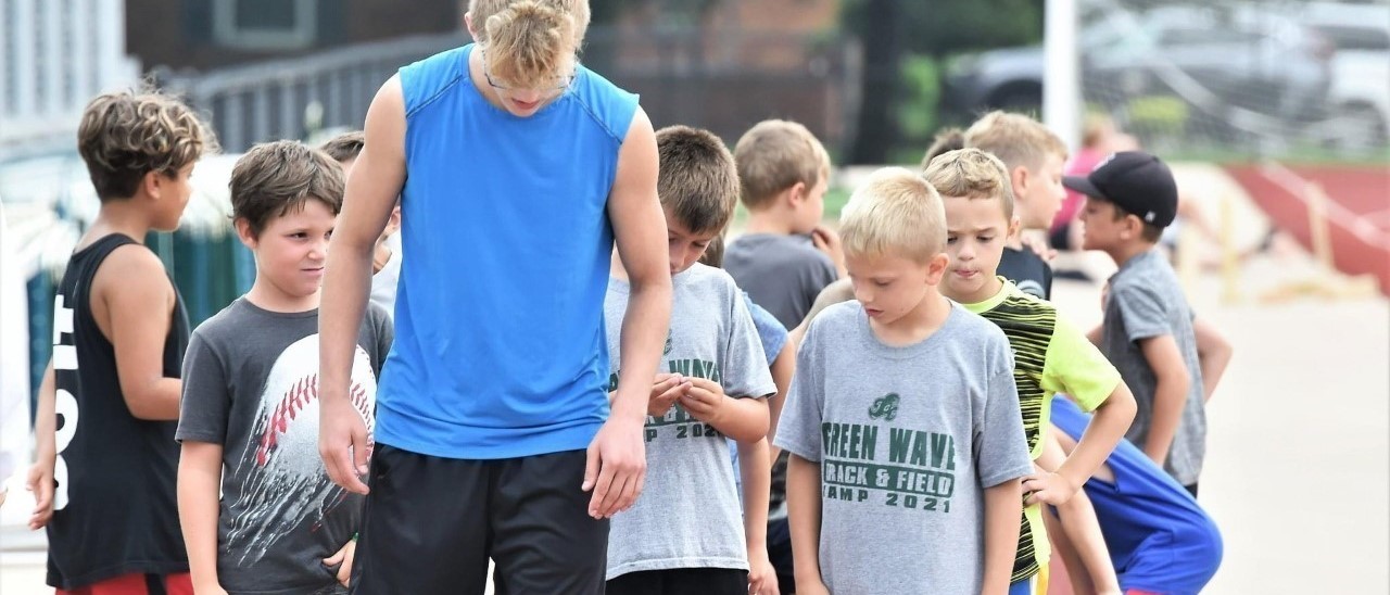 2022 Track Camp Ellis and boys