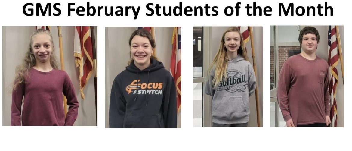 GMS Students of the Month