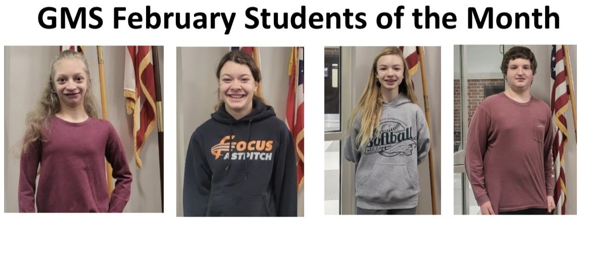 GMS Students of the Month