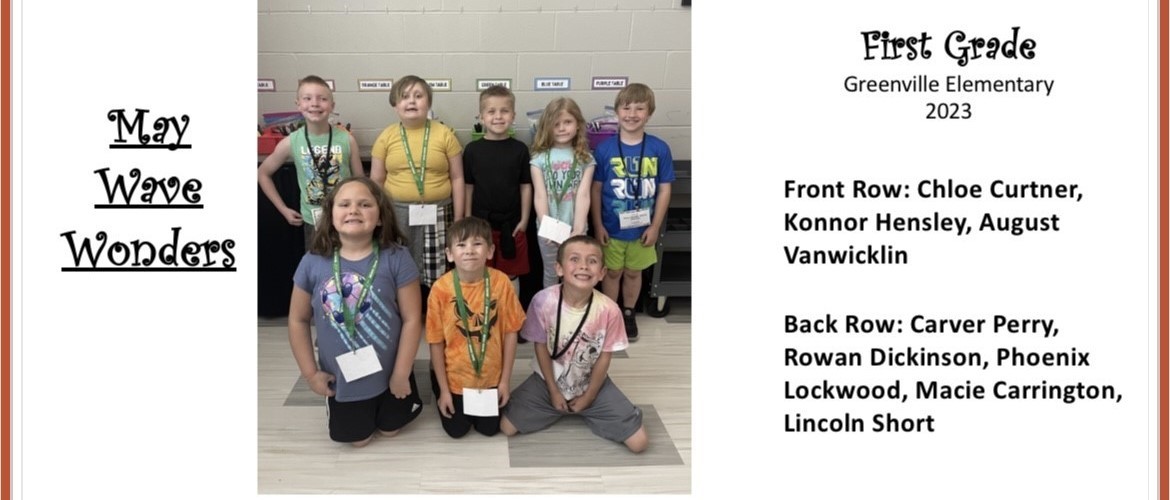 First Grade May Wave Wonders