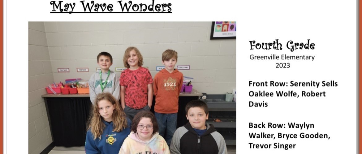 Fourth Grade May Wave Wonders