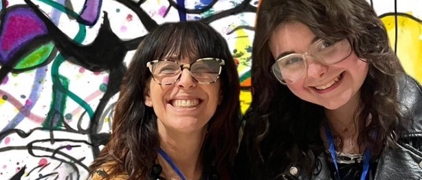 Art Teacher and Student