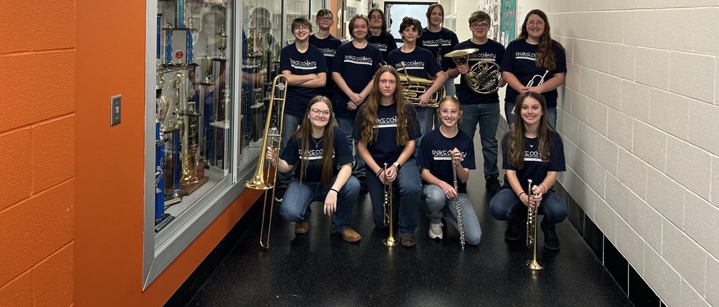 Middle School Band Students
